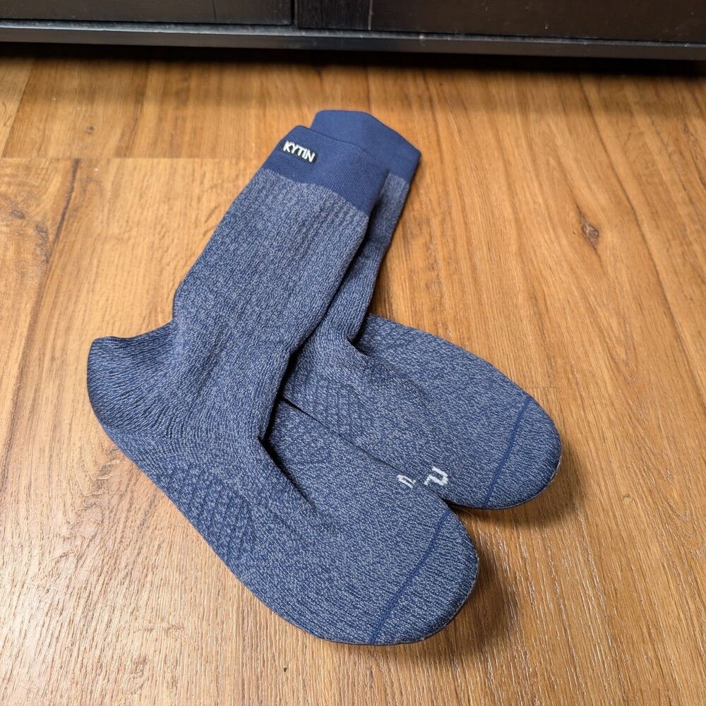 Kytin Parasole Crew Compression Barefoot Yoga Wool Minimalist Shoes Blue Women 8